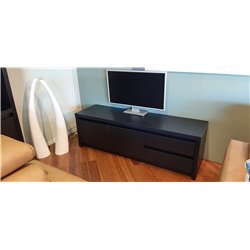Max tv meubel 159 cm breed zwart noir